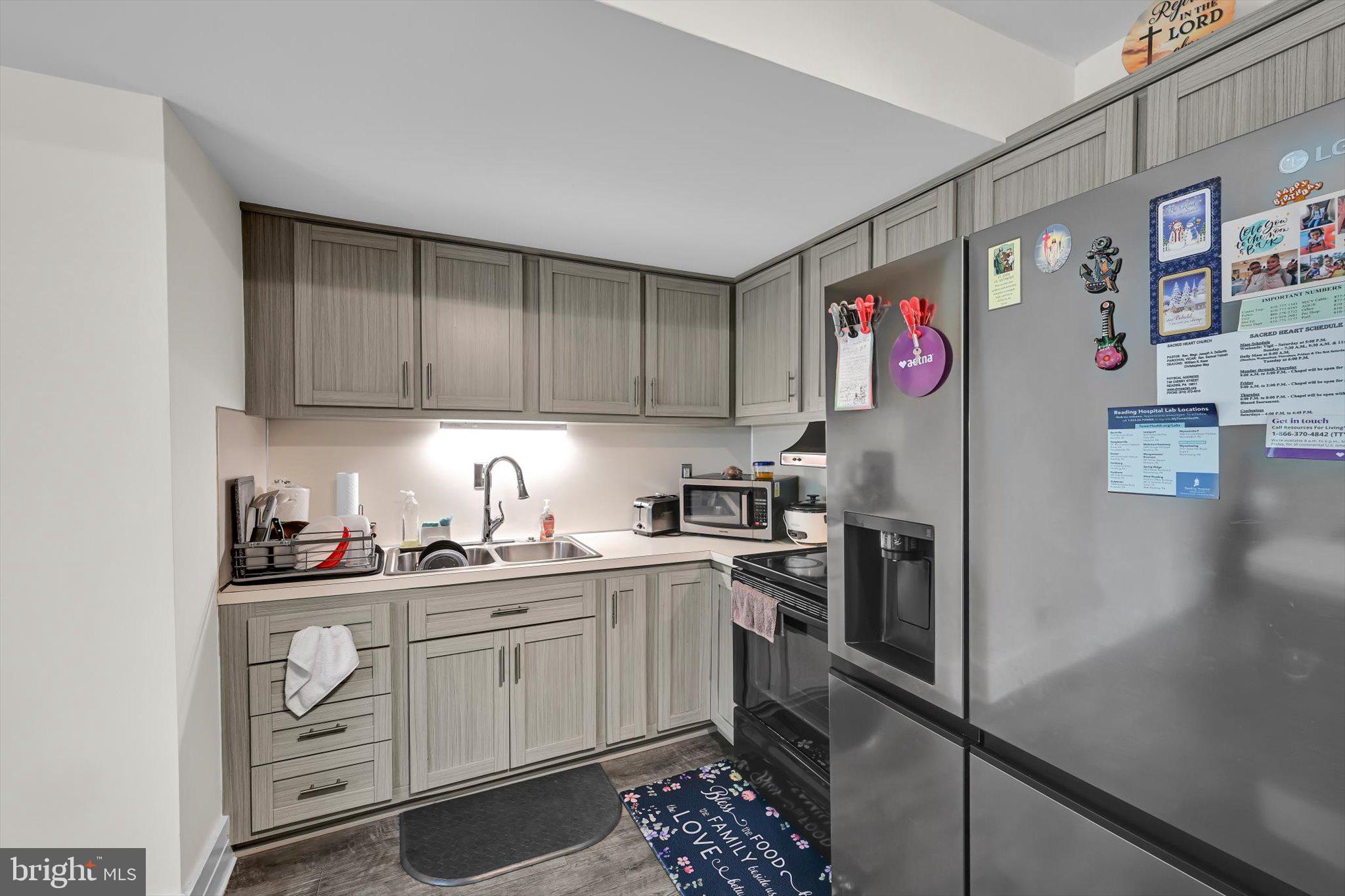 2 B Fairway Road Reading, PA 19607 - Photo 15 of 31 Modern kitchen with sleek cabinetry.