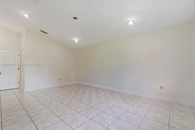 a view of an empty room