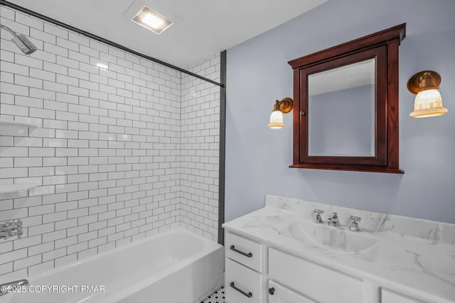 a view of a green field with lots of bushes