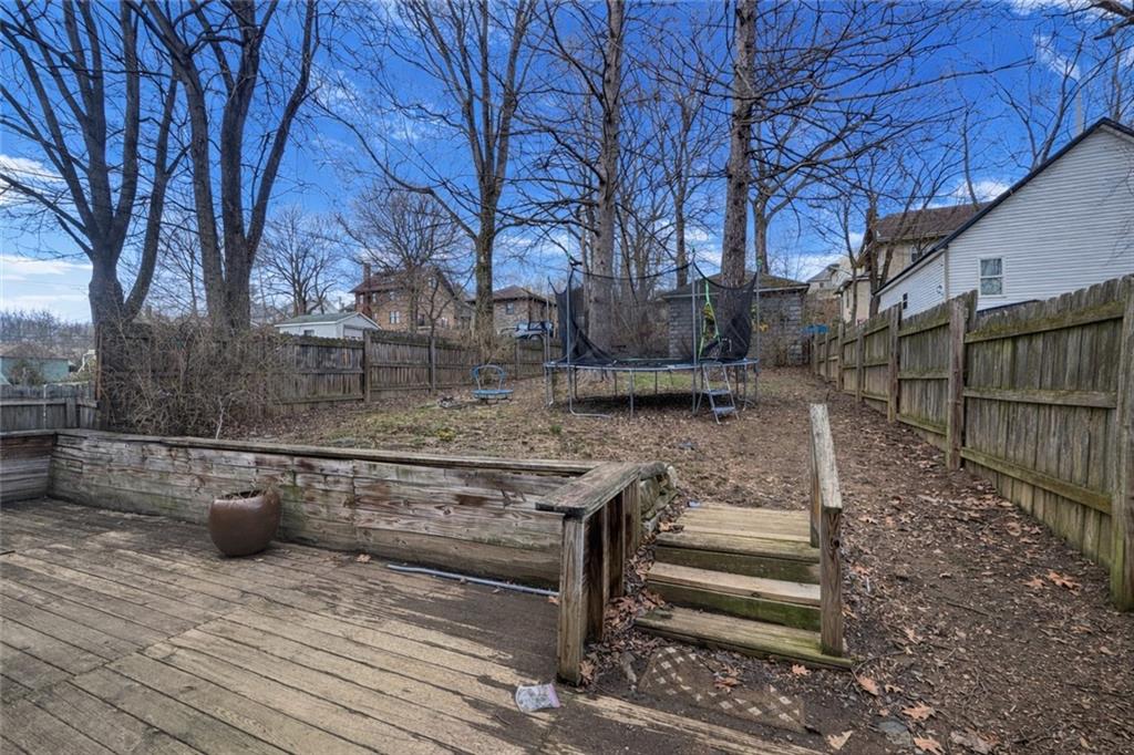 1409 Cambria Avenue Windber, PA 15963 - Photo 18 of 19 a view of a backyard with wooden fence
