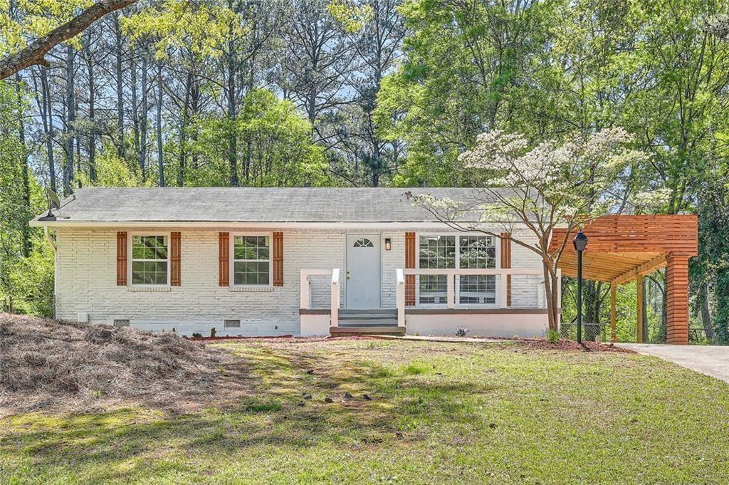4201 Regal Ridge Road Austell, GA 30106 - Photo 8 of 21 front view of a house with a yard