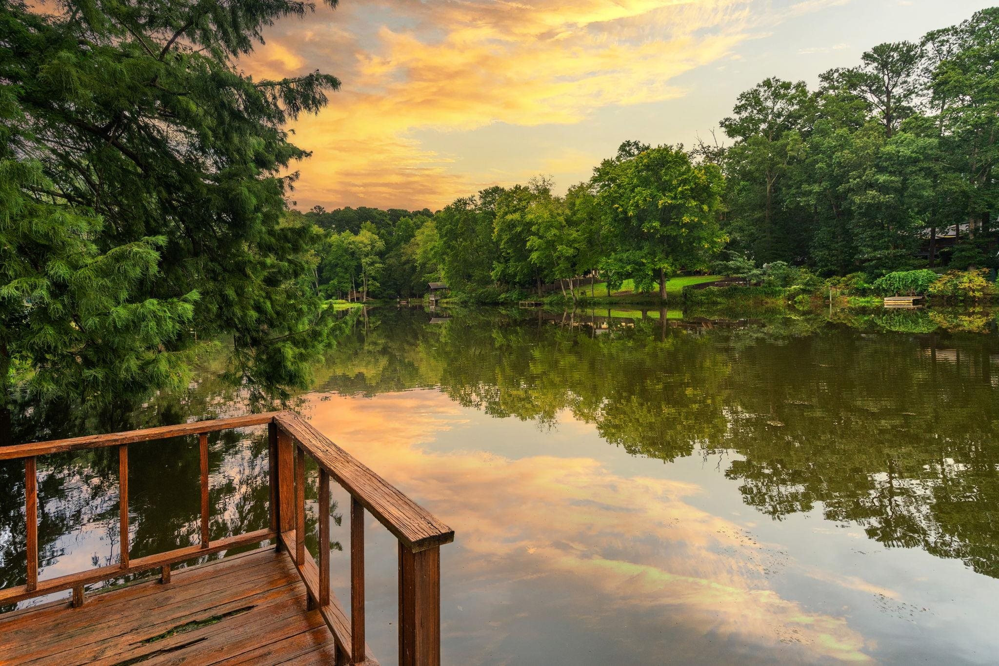2204 Timberlake Drive Raleigh, NC 27604 - Photo 1 of 100 Sunset by the Lake