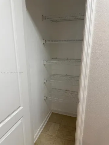 a view of walk in closet