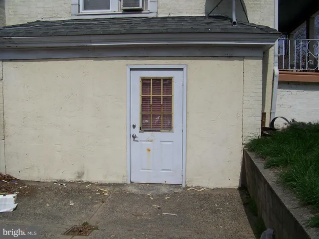 a view of a front door of house
