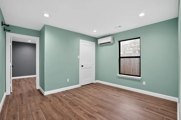 a view of a back yard of the house