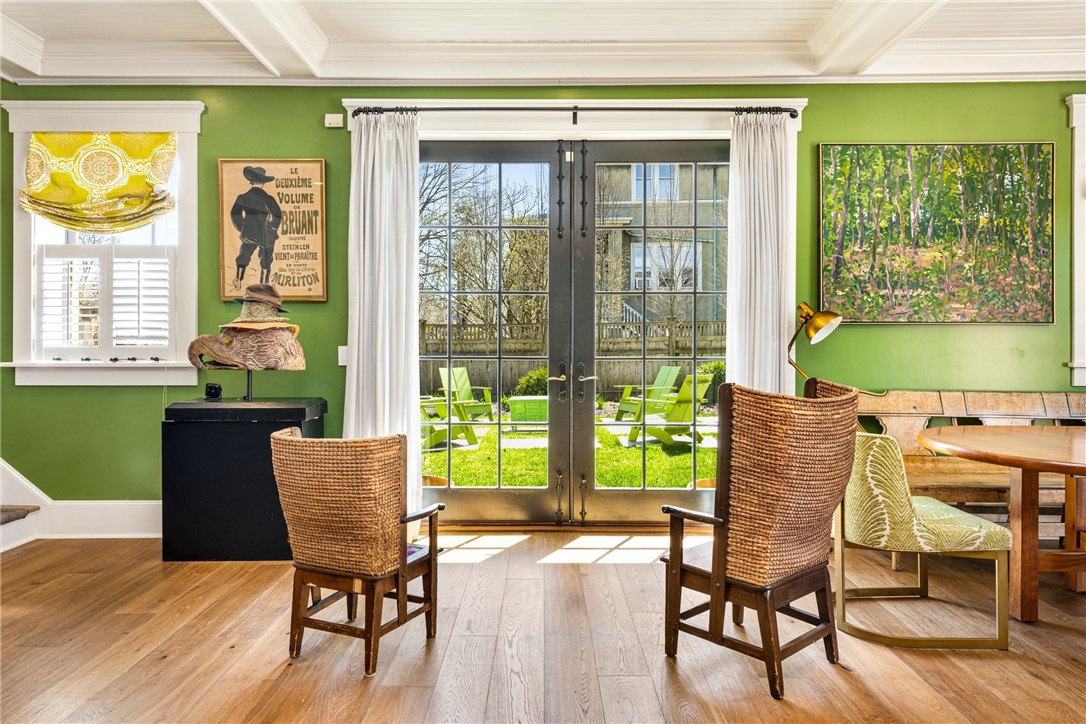 33 Everett Street Newport, RI 02840 - Photo 16 of 44 Overlooking east yard, beautifully landscaped with irrigation system.