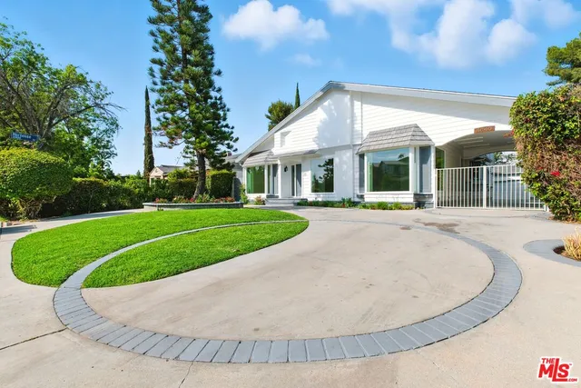 a view of outdoor space yard and swimming pool