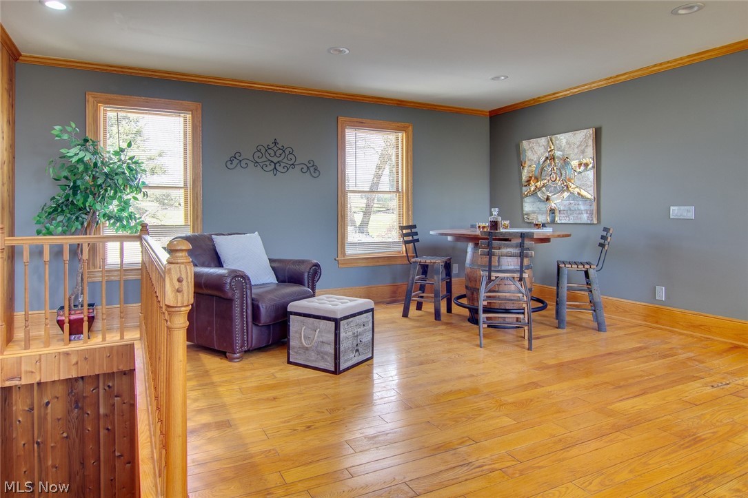 Possible dinning room.  This great space off the great room is being shown as a bar man cave.  Great place to hang out while watching the big game.