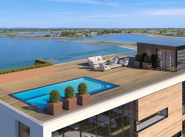 a view of a outdoor space with lounge chair