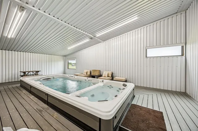 a car parked in garage