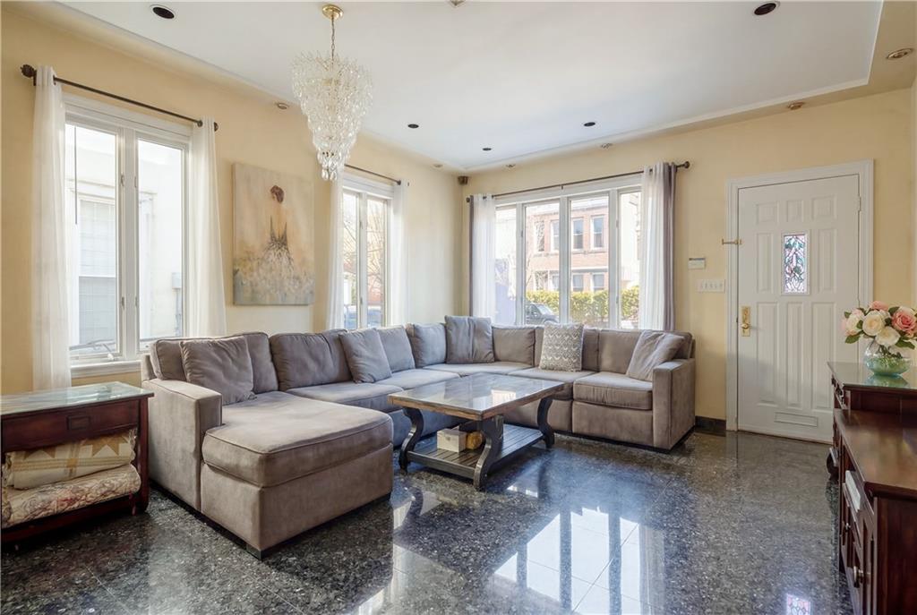 1730 East 4th Street Brooklyn, NY 11223 - Photo 10 of 24 a living room with furniture and a large window