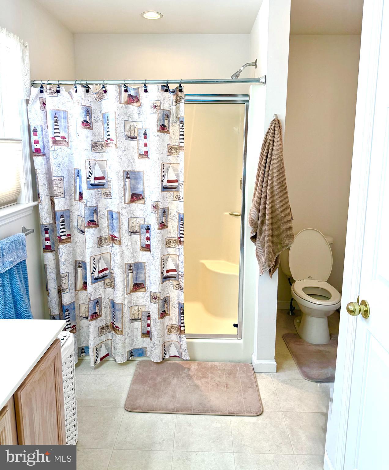 13322 Peachtree Road Ocean City, MD 21842 - Photo 27 of 54 a bathroom with a sink toilet and shower