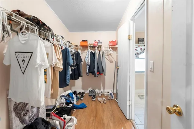 a room with gym equipment