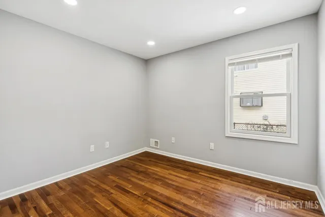 wooden floor in a room