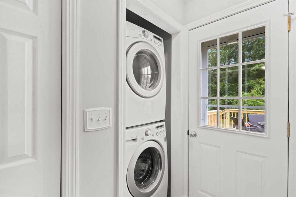 106 Circuit Avenue Wareham, MA 02571 - Photo 18 of 34 a view of a hallway with washer and dryer