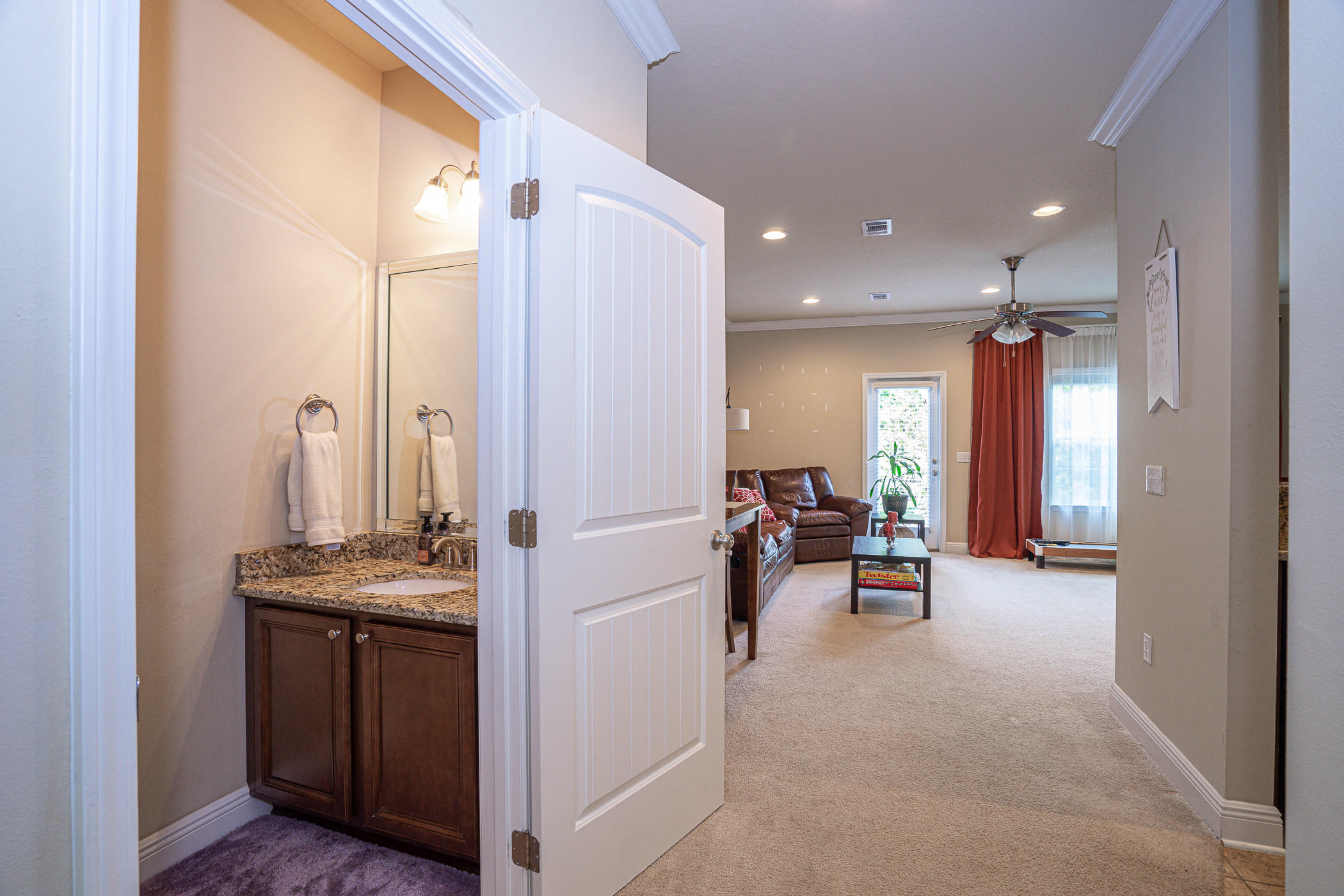 19 East Shady Oaks Lane, Unit B Santa Rosa Beach, FL 32459 - Photo 16 of 35 a view of living room with furniture and a window