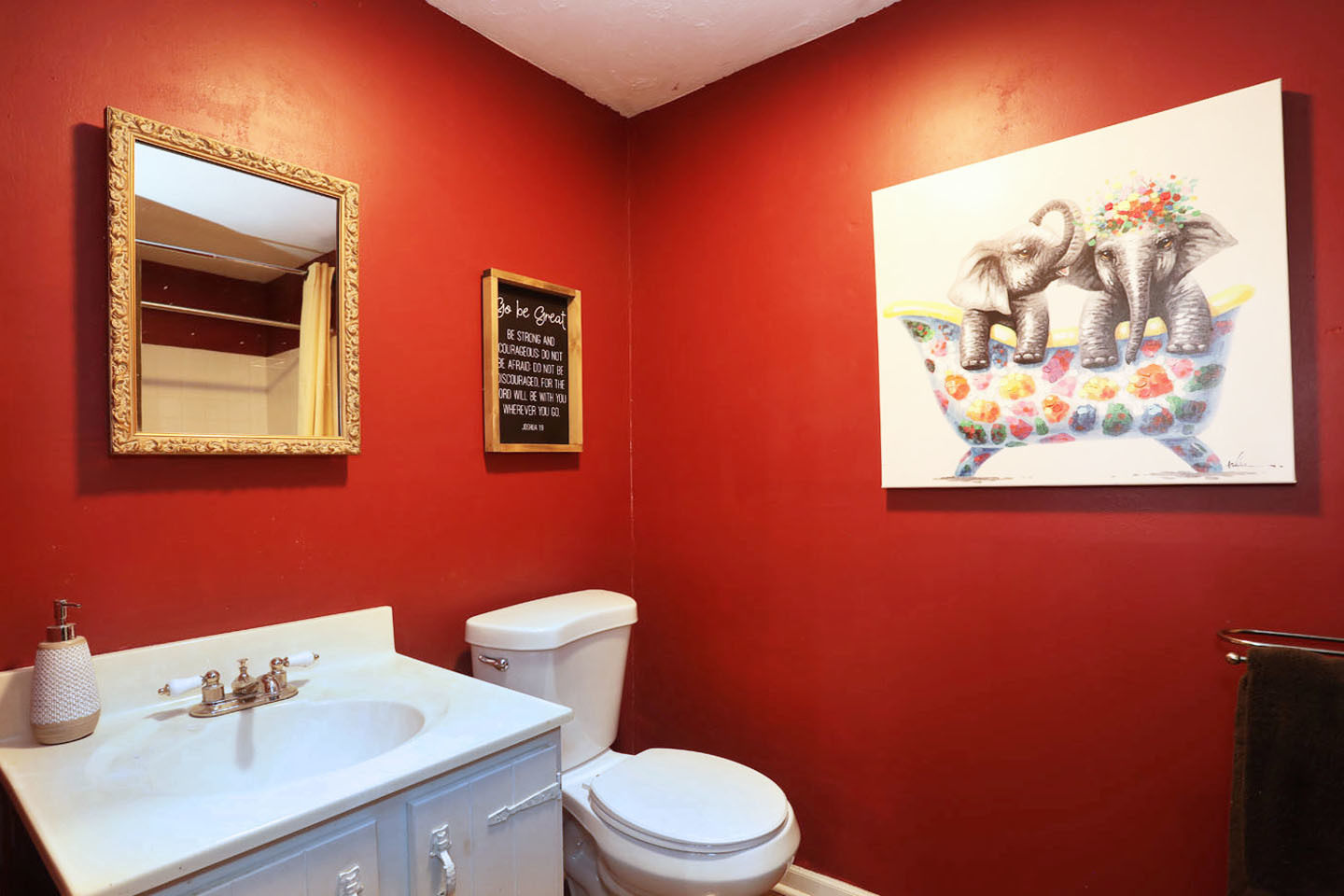 4624 Thornbark Drive Hoffman Estates, IL 60192 - Photo 22 of 30 a bathroom with a sink mirror and toilet
