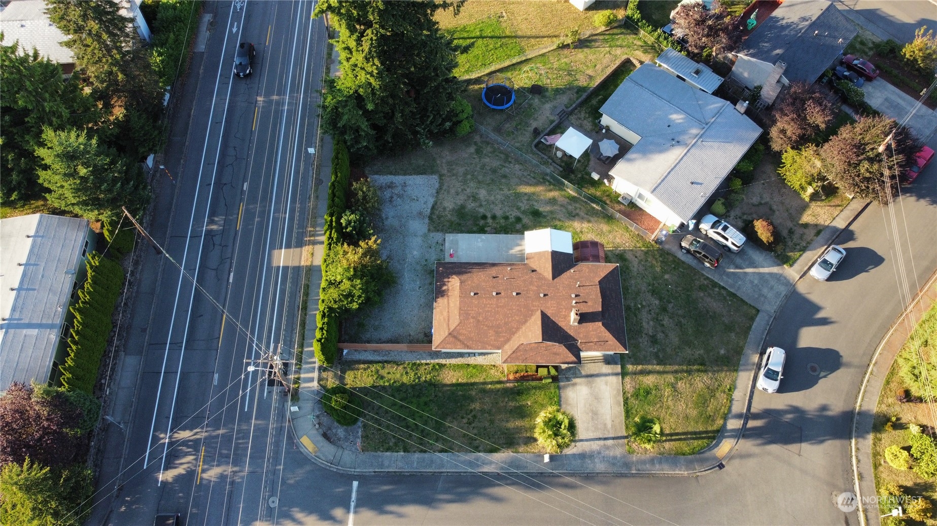 4100 Northeast 11th Street Renton, WA 98059 - Photo 26 of 27 an aerial view of a house with a garden