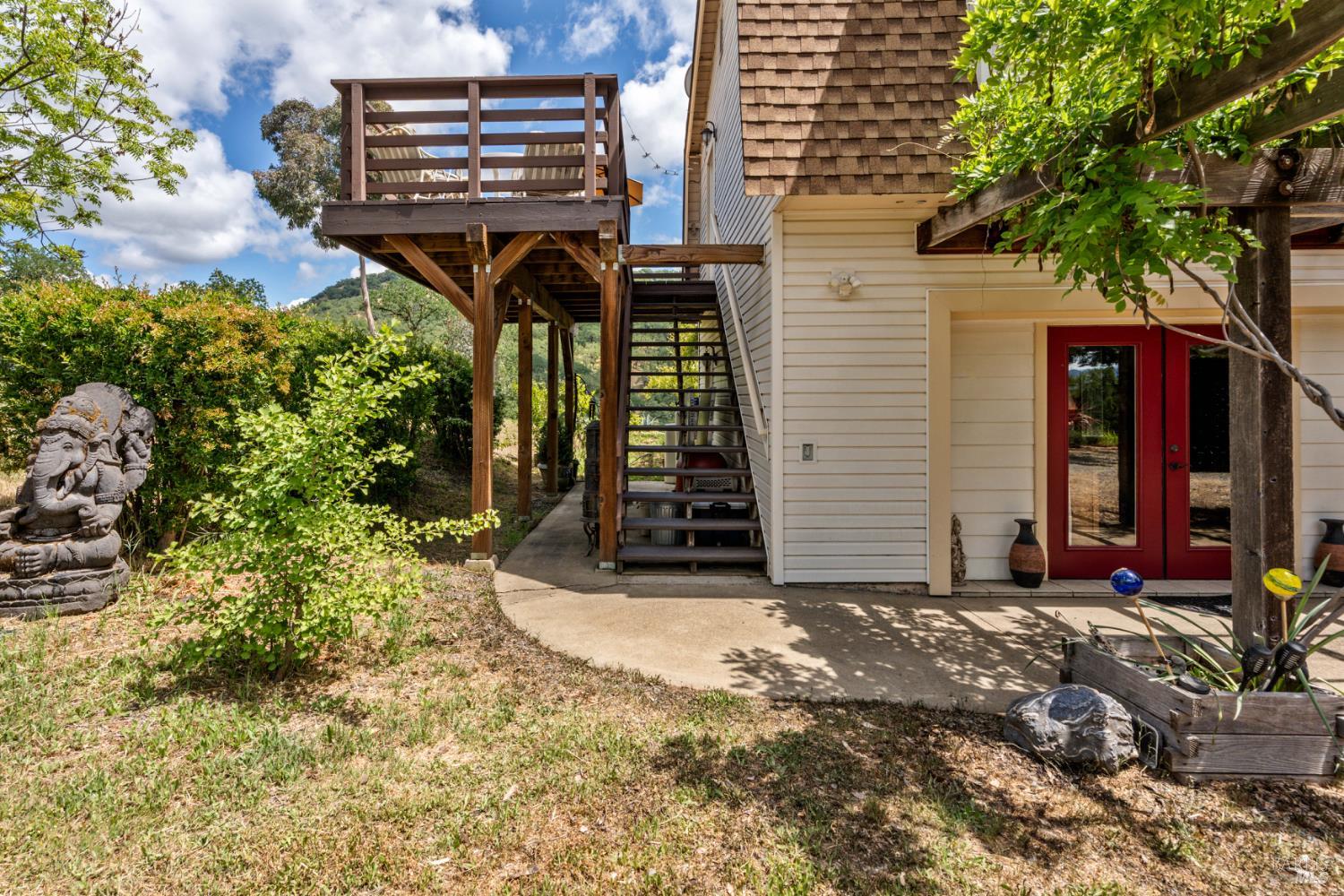 3760 King Ranch Road Ukiah, CA 95482 - Photo 22 of 44 a view of a house with a tree