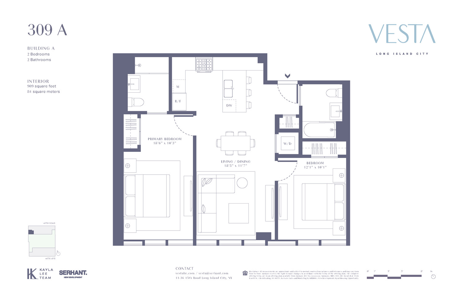 11-36 45th Road, Unit 309A Queens, NY 11101 - Photo 12 of 12 a black and white photo of a living room
