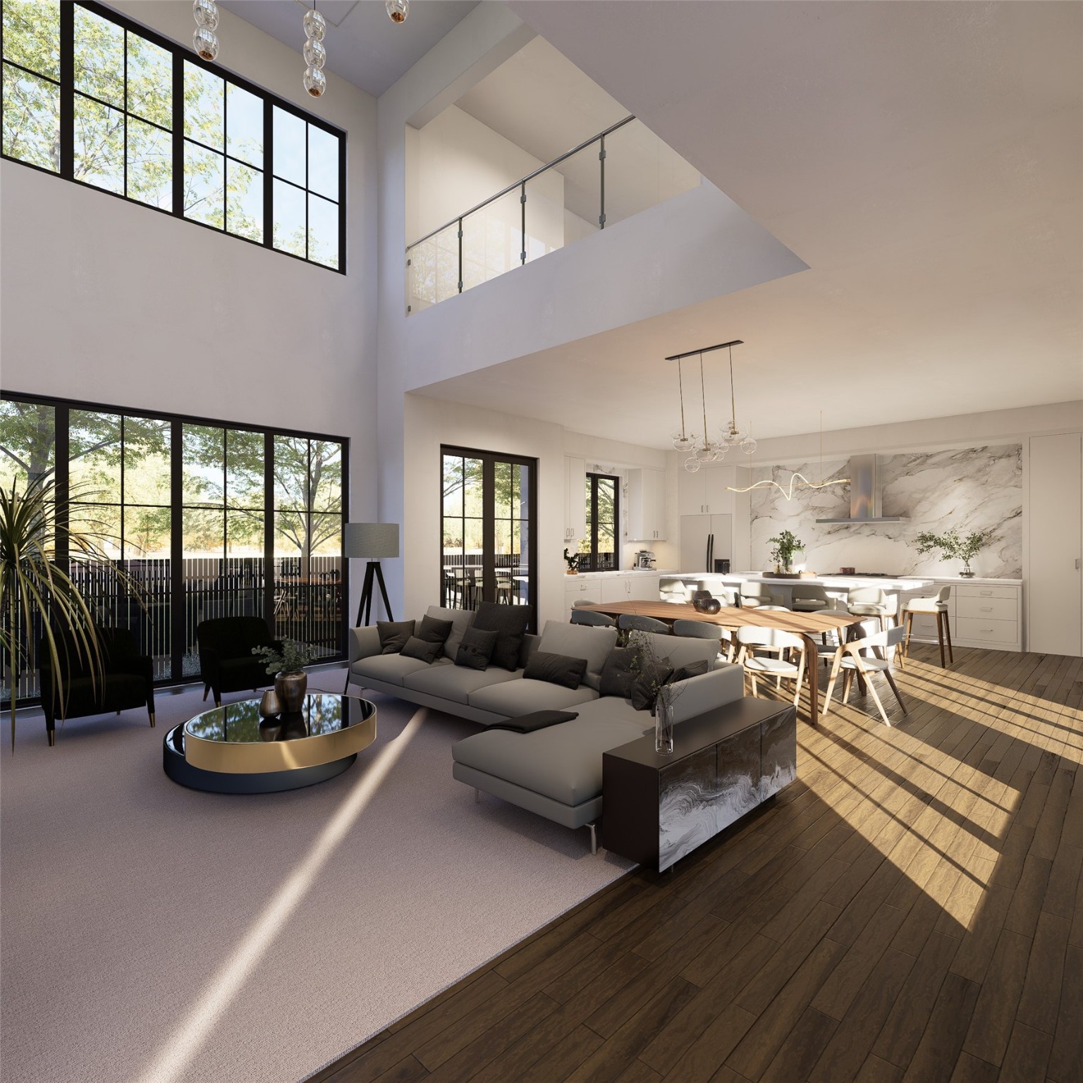 408 West 30th Street Houston, TX 77018 - Photo 11 of 27 a living room with furniture and a large window