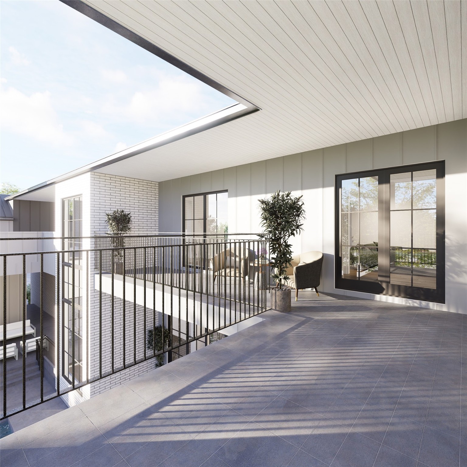 408 West 30th Street Houston, TX 77018 - Photo 13 of 27 a view of a house with a balcony