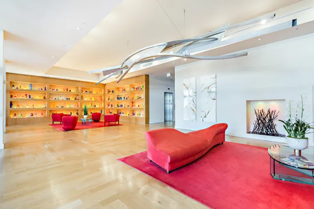 a room with furniture and wooden floor