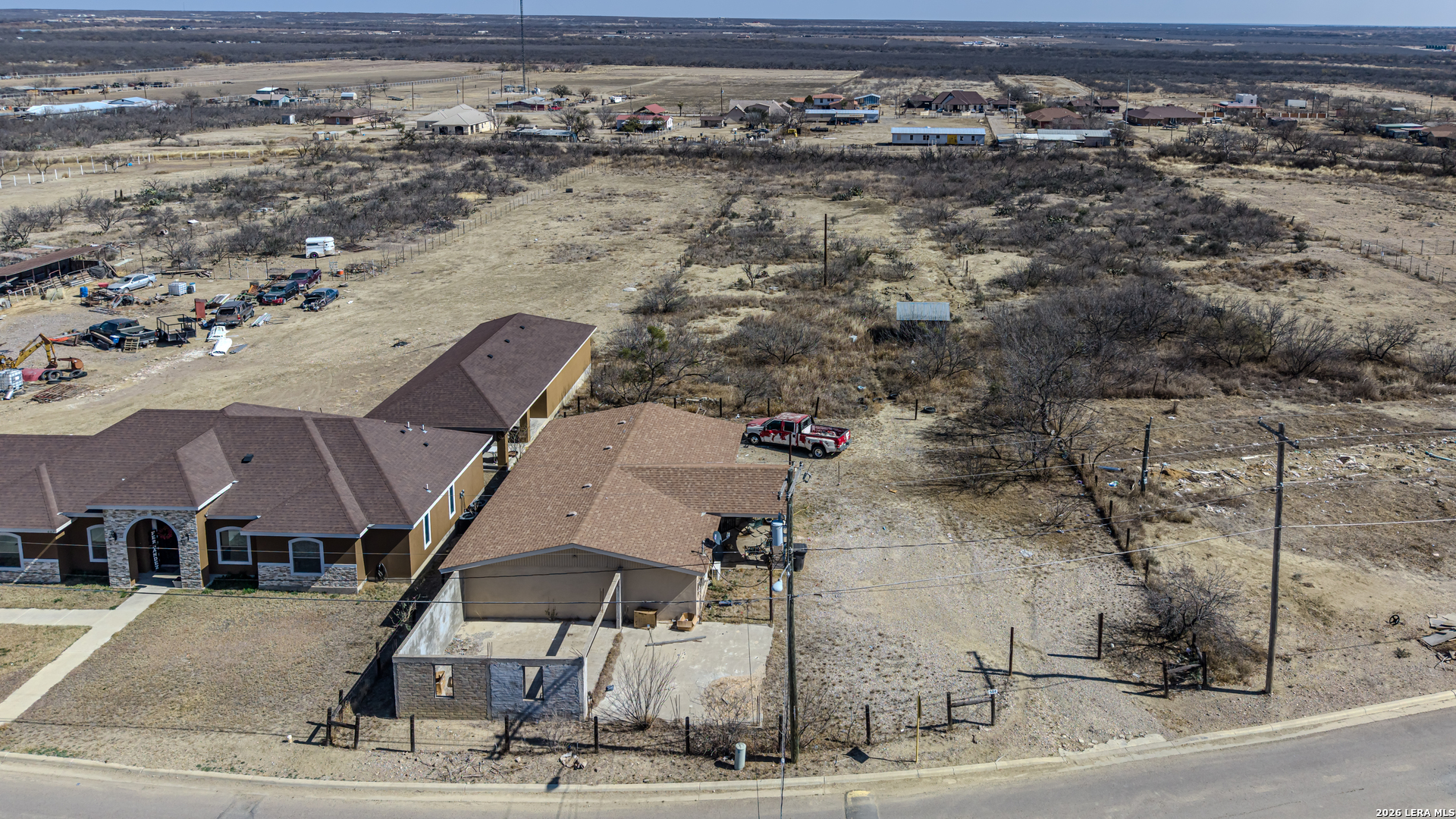 584 Chula Vista Road Eagle Pass, TX 78852 - Photo 2 of 17 an aerial view of houses with a outdoor space