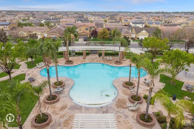 a view of a balcony with furniture
