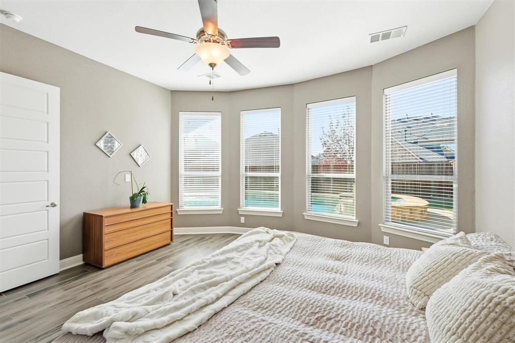 6371 Whiskerbrush Road Flower Mound, TX 76226 - Photo 15 of 38 Primary retreat with bowed windows for extra natural light