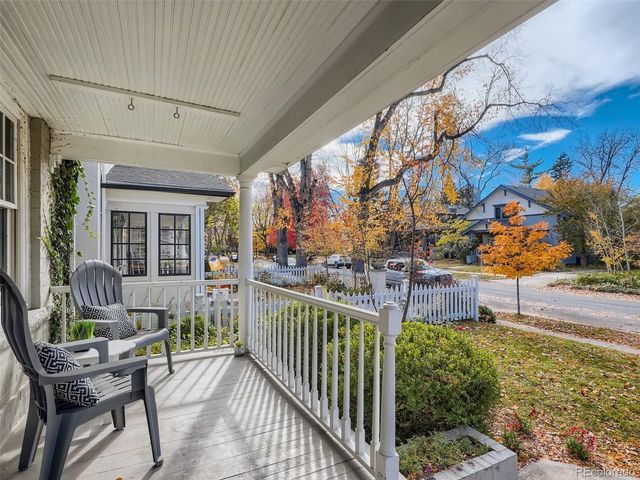 a backyard of a house