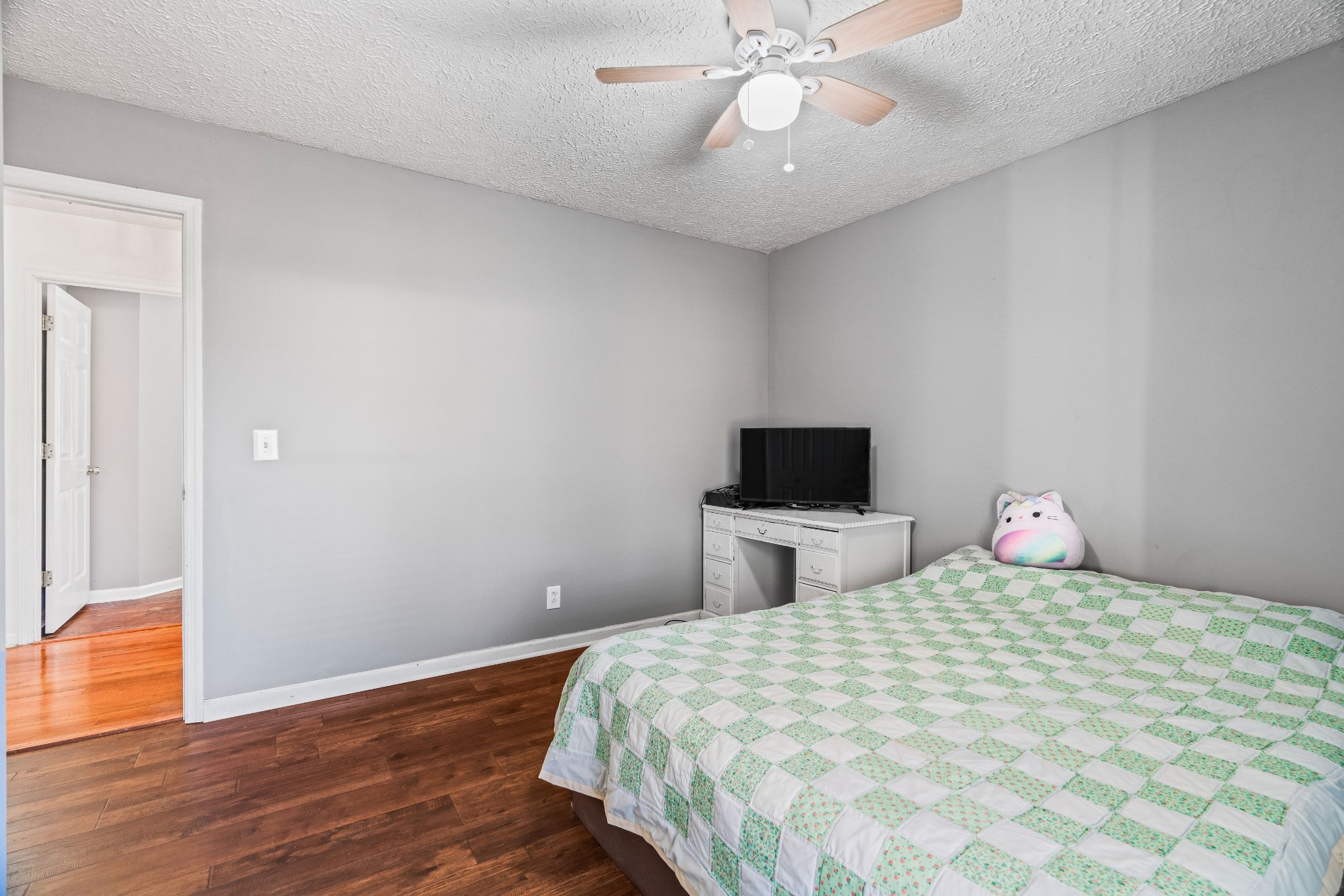 707 Spike Trail Murfreesboro, TN 37129 - Photo 34 of 64 a bedroom with a bed and a flat screen tv
