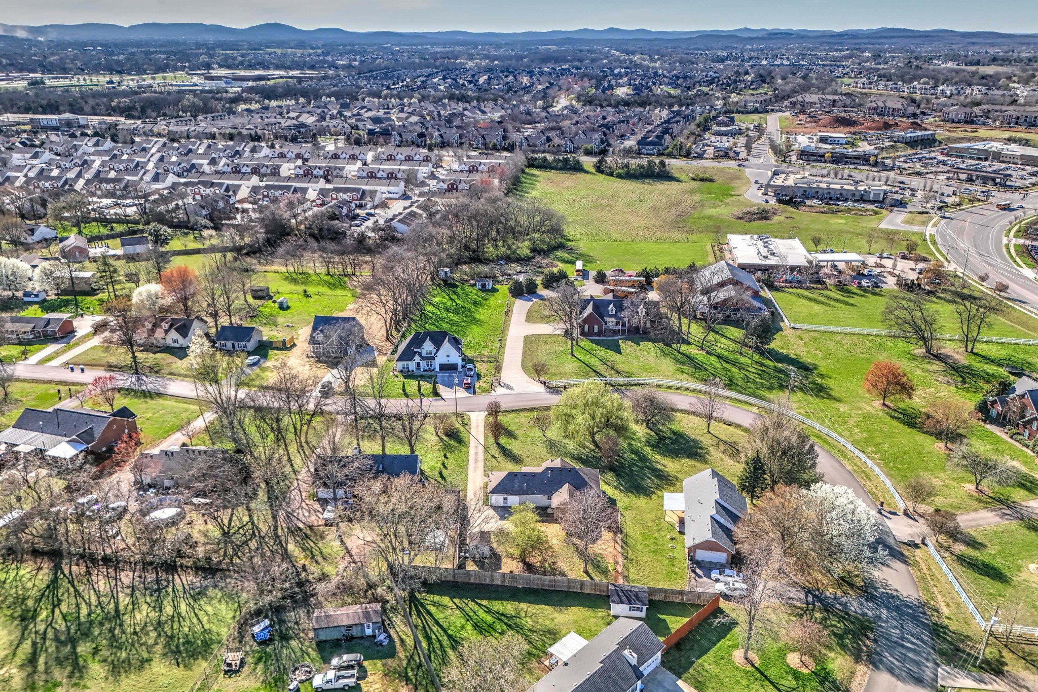 707 Spike Trail Murfreesboro, TN 37129 - Photo 63 of 64 an aerial view of residential houses with outdoor space