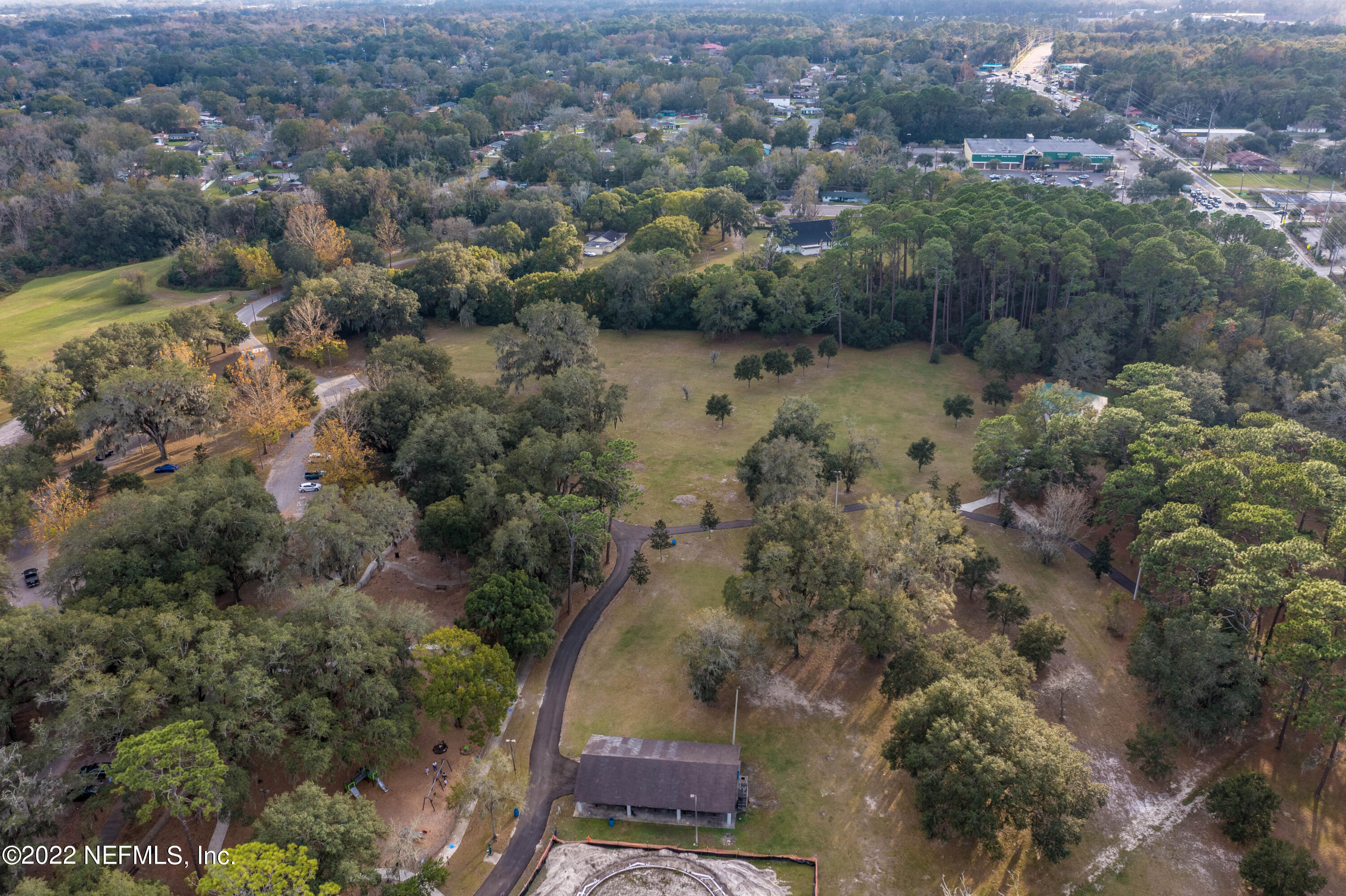 4945 Rochdale Road Jacksonville, FL 32208 - Photo 54 of 60 an aerial view of residential house with outdoor space
