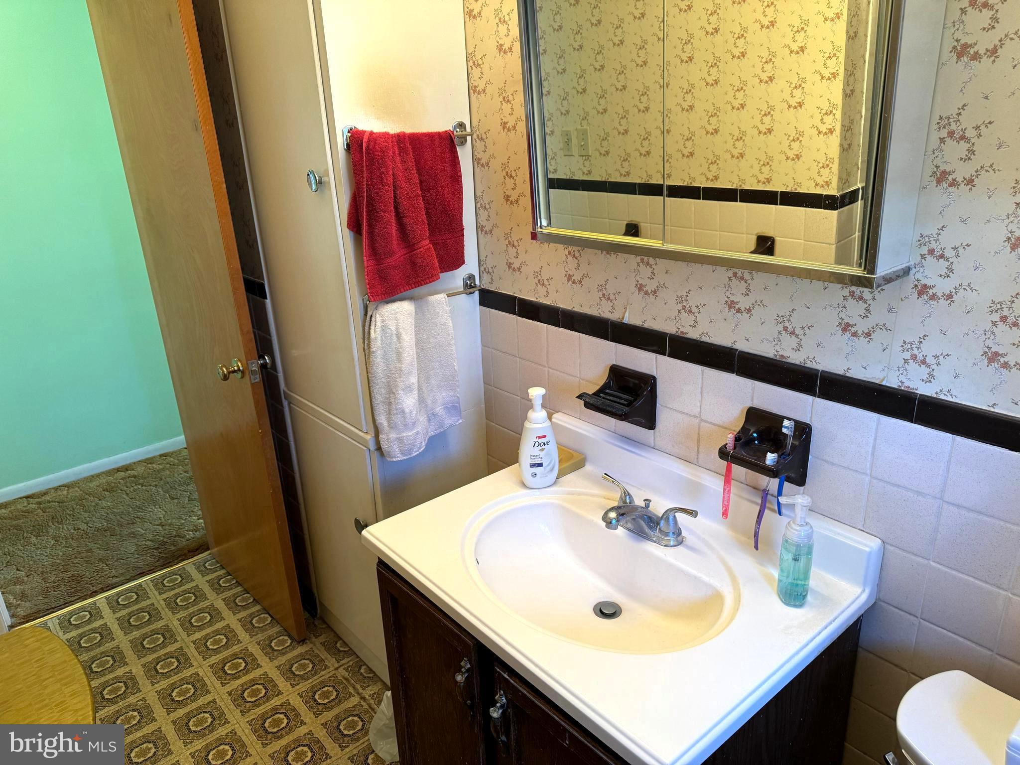 1309 Commerce Street Winchester, VA 22601 - Photo 11 of 27 a bathroom with a sink and a mirror
