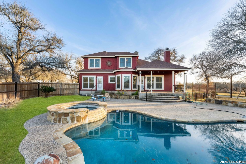 422 Arbor View Adkins, TX 78101 - Photo 29 of 29 a front view of a house with garden