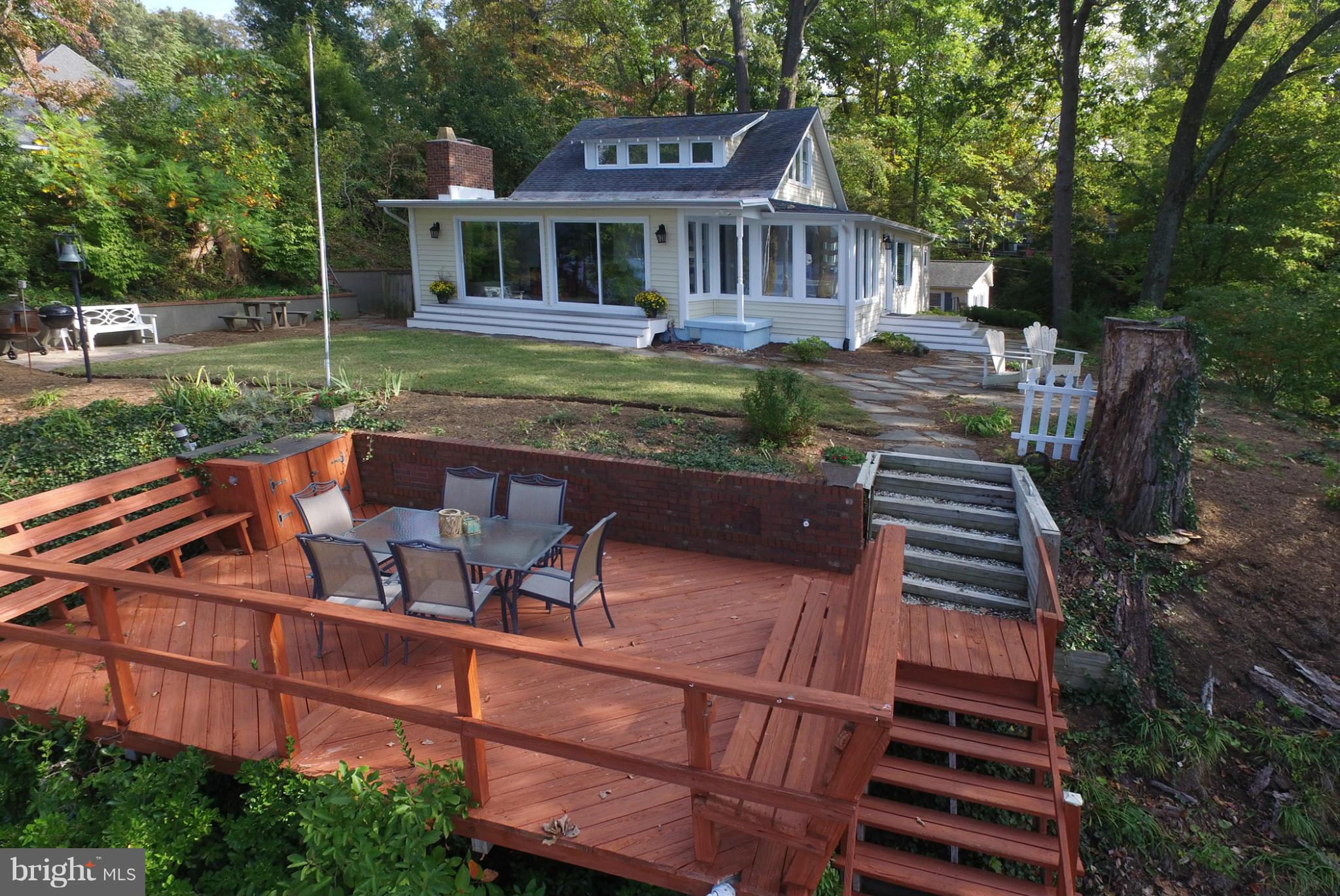 350 Riverside Road Edgewater, MD 21037 - Photo 2 of 22 Huge waterside deck is great for al fresco dining
