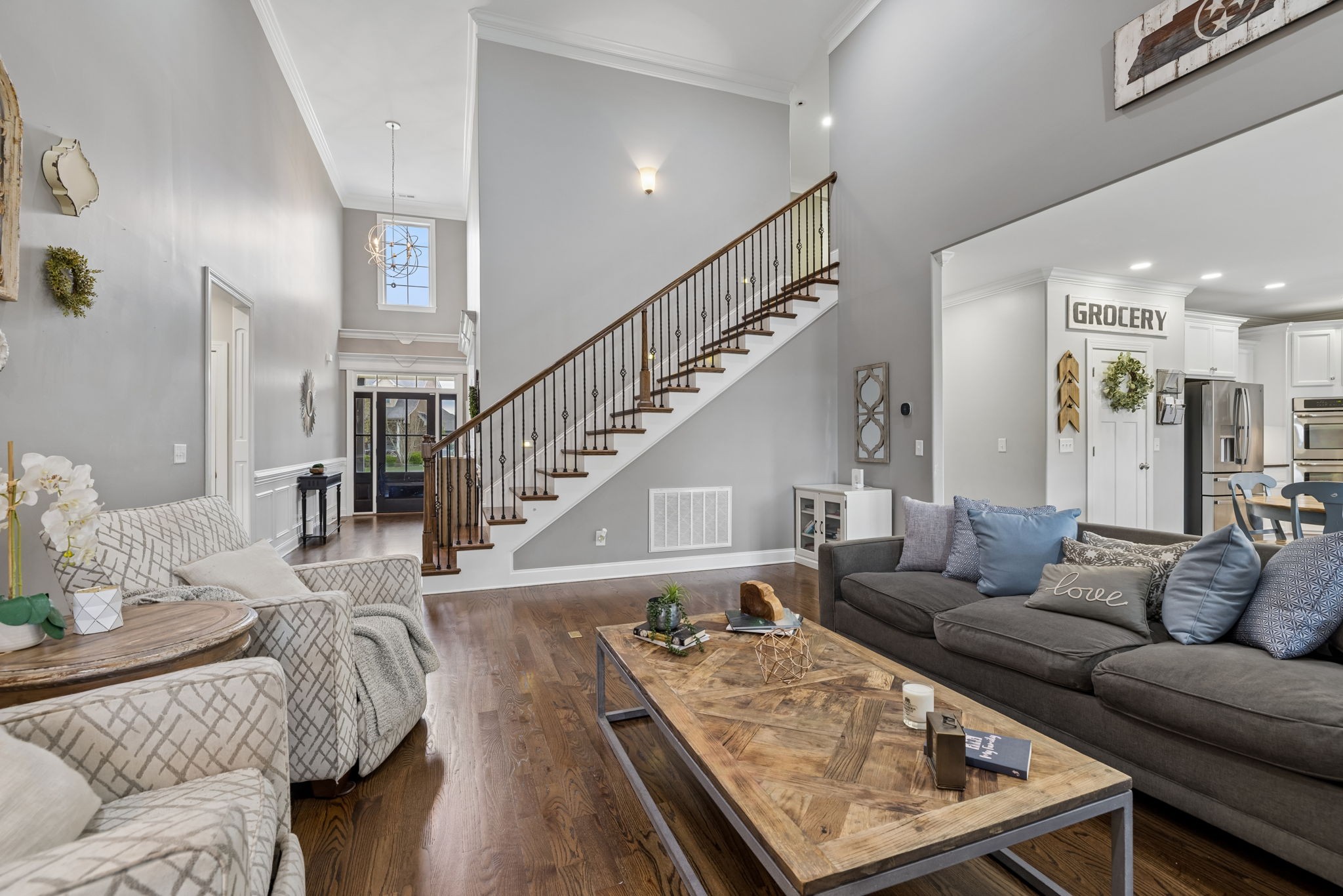 7005 Salmon Run Spring Hill, TN 37174 - Photo 22 of 85 a living room with furniture and wooden floor