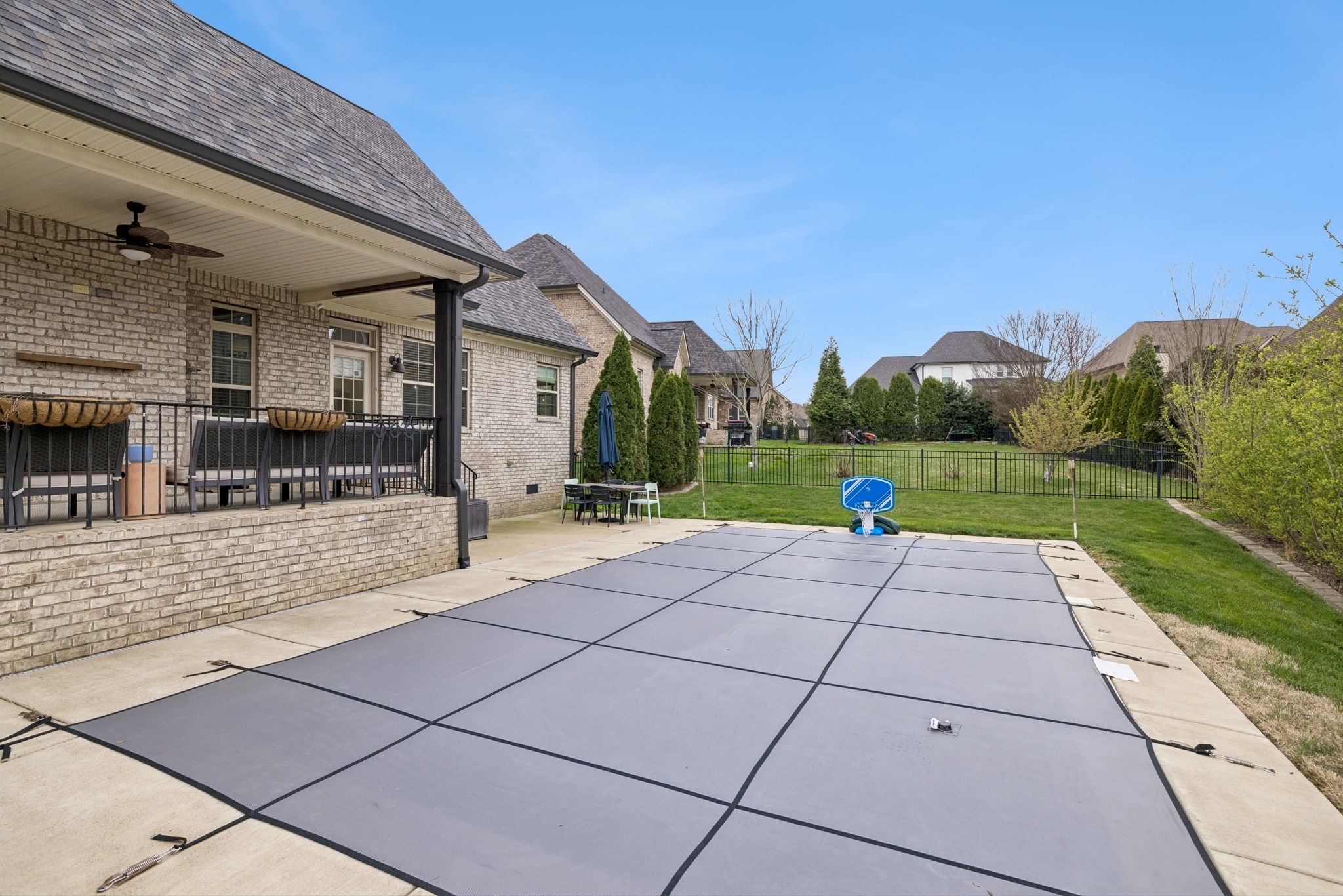 7005 Salmon Run Spring Hill, TN 37174 - Photo 78 of 85 a view of a backyard with sitting area