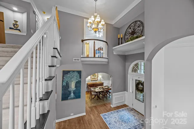 a view of living room and entryway