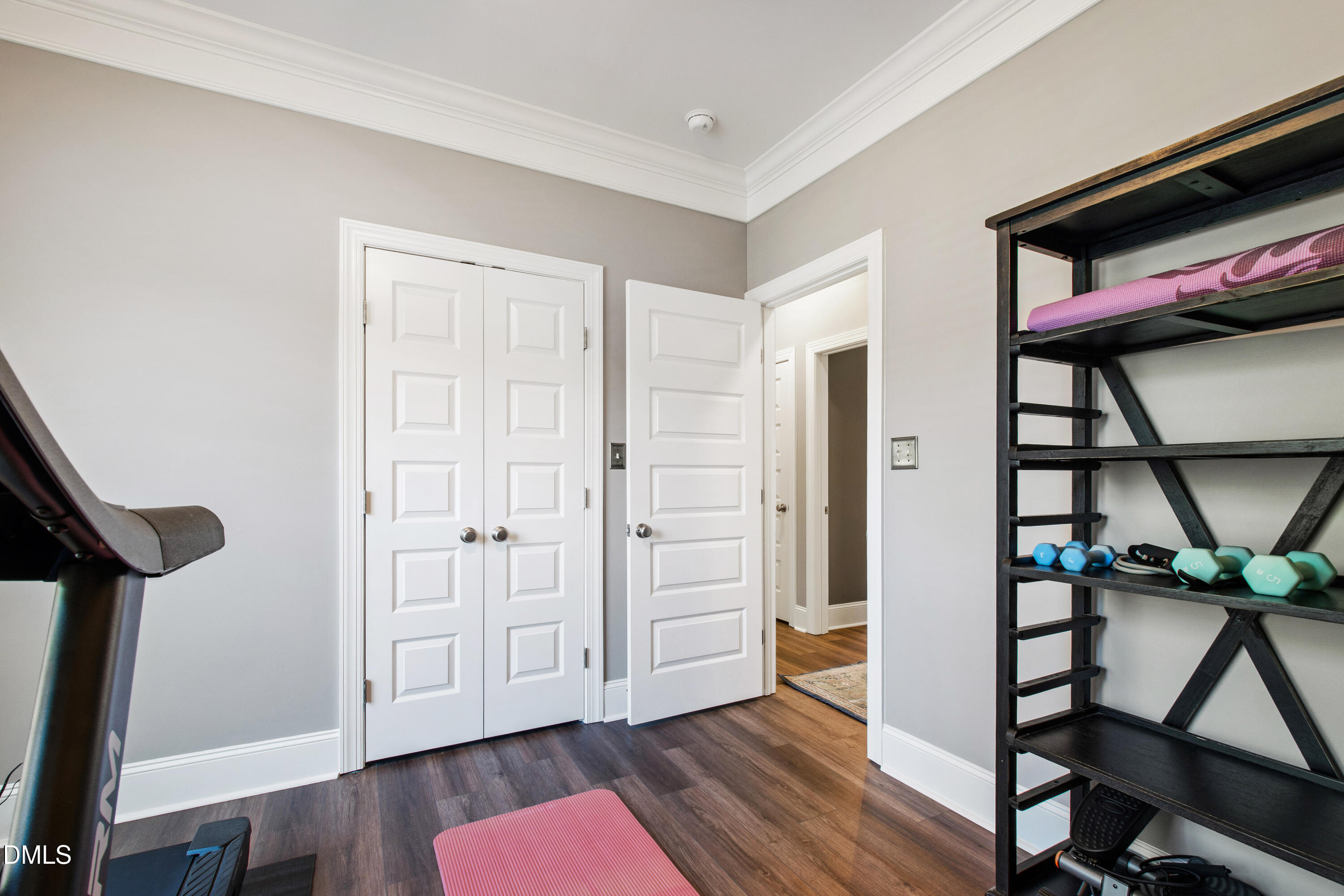 5505 Spring Road Raleigh, NC 27603 - Photo 31 of 41 a view of entryway with wooden floor and stairs