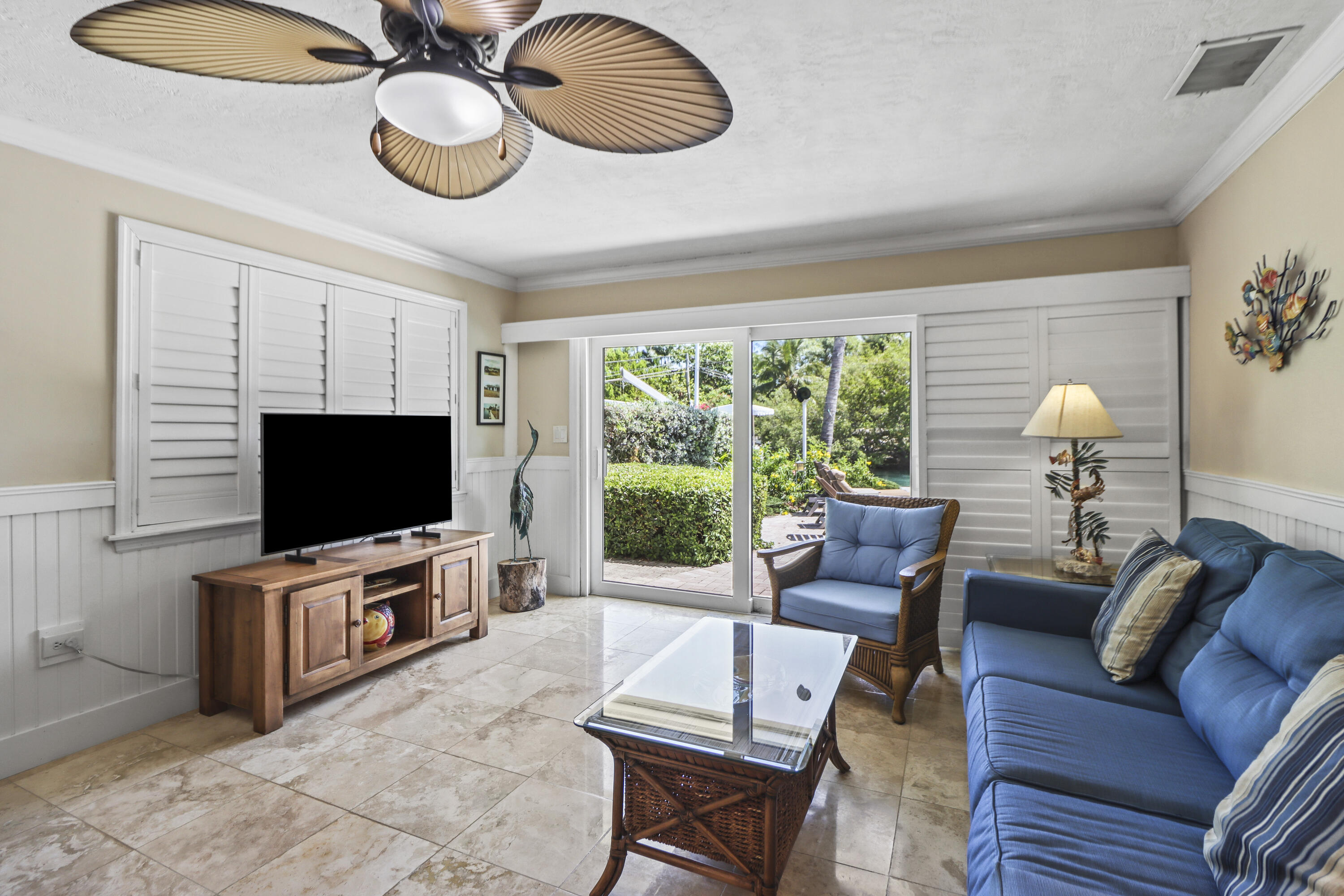 116 Indies Drive North Marathon, FL 33050 - Photo 17 of 67 a living room with furniture and a flat screen tv