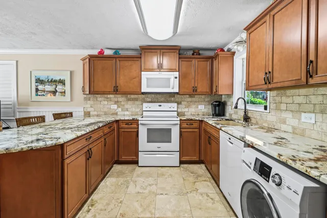 a view of a city with lots of green space