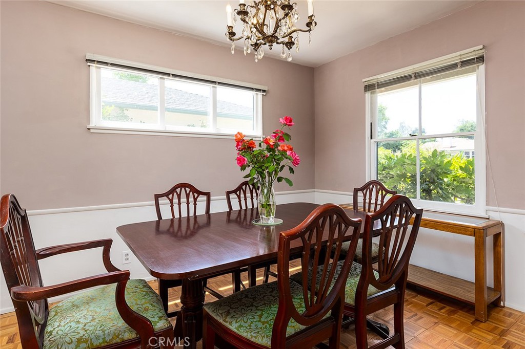 3280 Orlando Road Pasadena, CA 91107 - Photo 9 of 26 a view of a dining room with furniture window and outside view