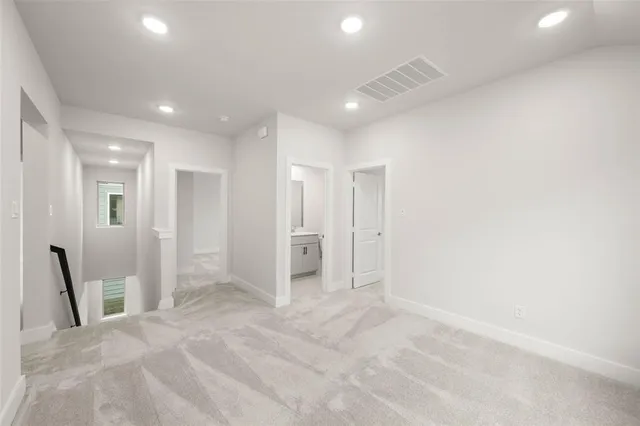 a view of an empty room