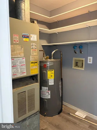 a view of water heater room
