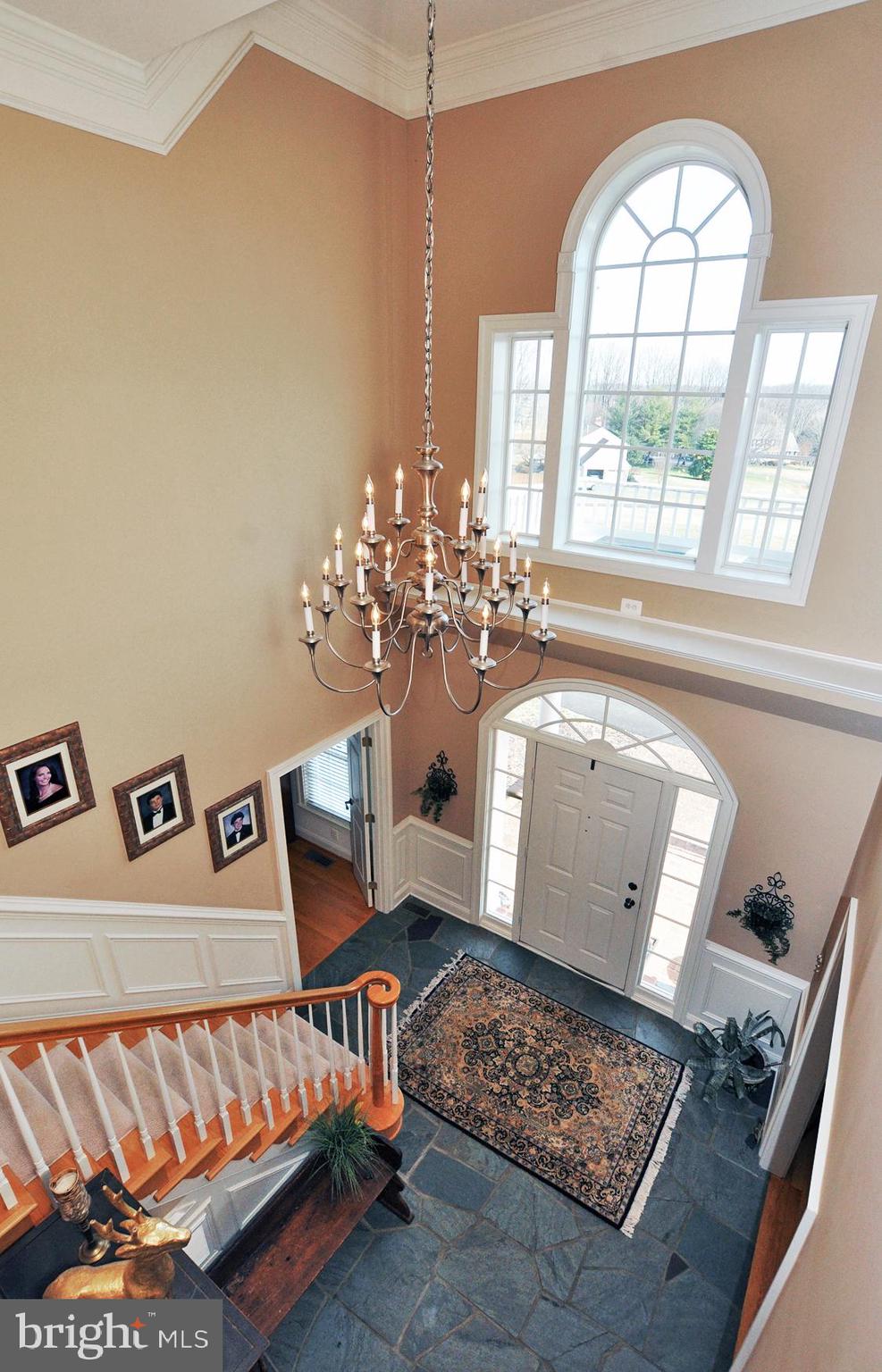 1342 Excaliber Lane Silver Spring, MD 20906 - Photo 6 of 33 Elegant two story center hall foyer w/Slate floor