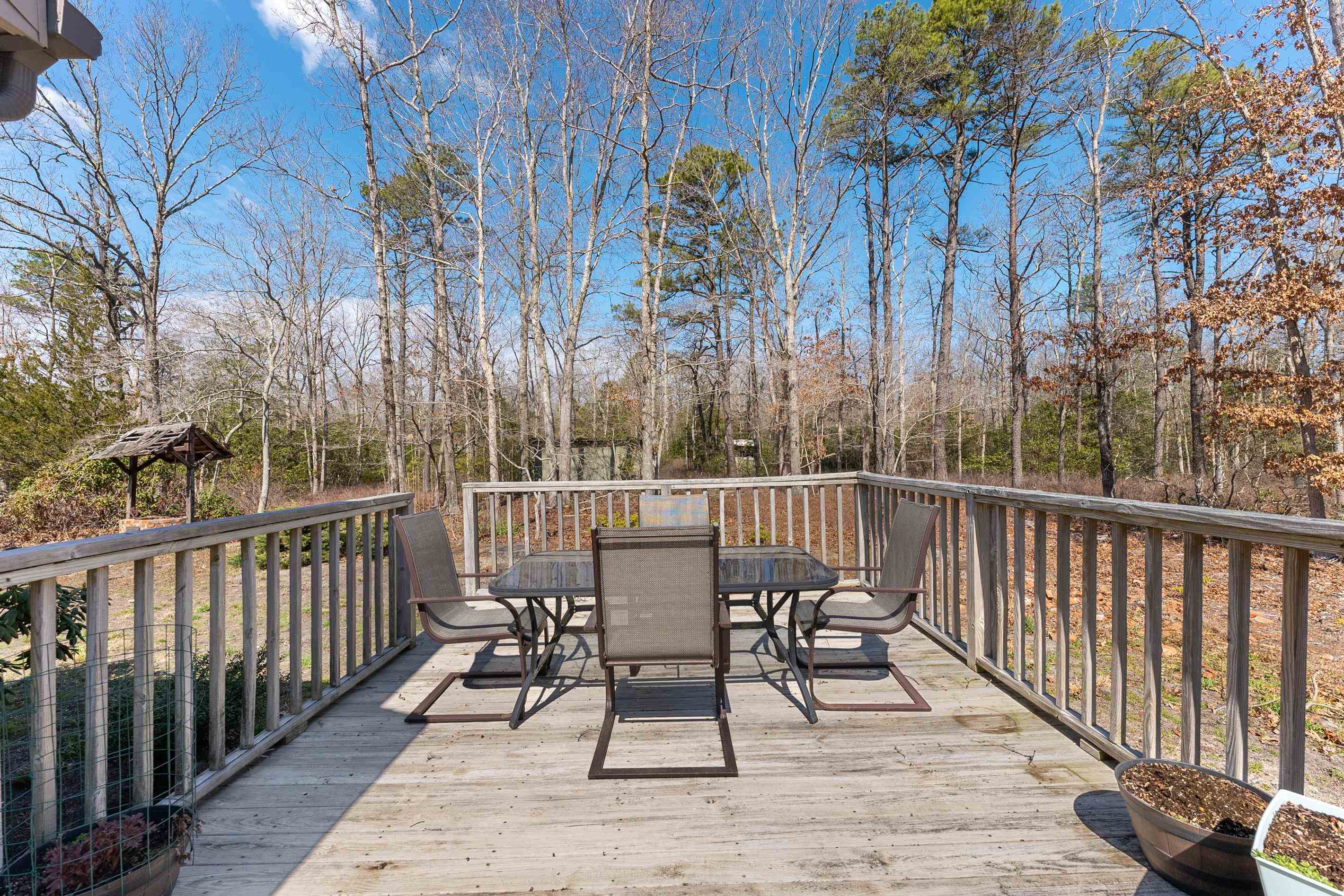 95 Peach Orchard Road Ocean View, NJ 08230 - Photo 37 of 41 a view of balcony with wooden floor and outdoor space