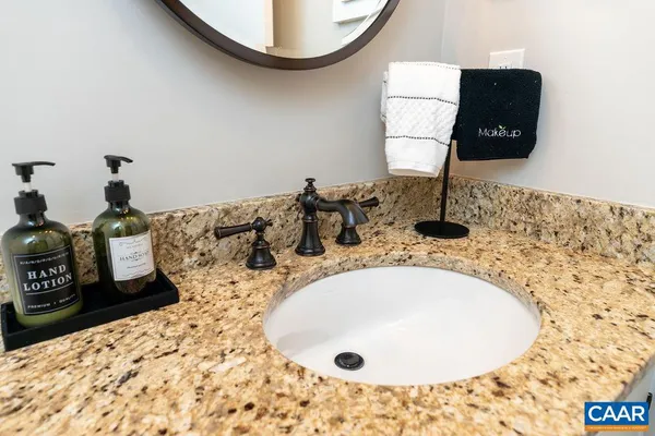 a bathroom with a sink