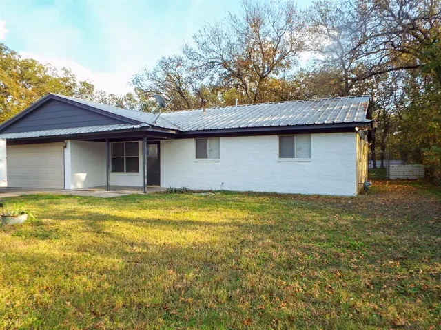 a backyard of a house